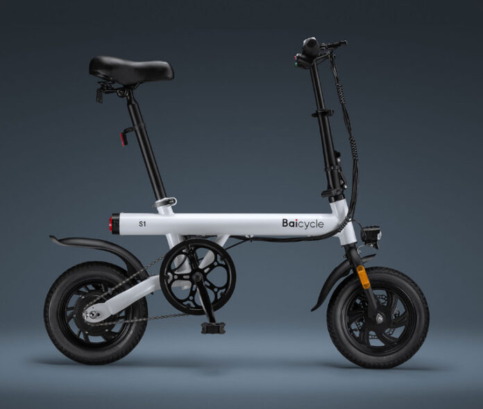 Xiaomi tung ra xe đạp điện gấp 12 inch Baicycle Xiaobai