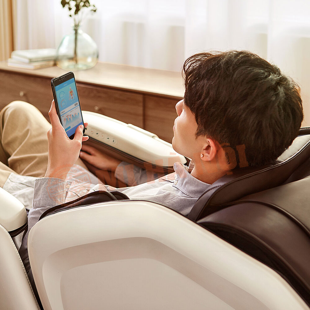 Kết nối App giúp điều khiển và lựa chọn chế độ massage phù hợp