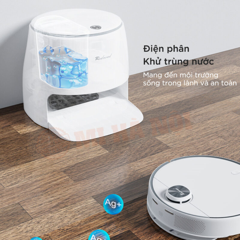Review Robot hút bụi giặt giẻ Redroad G10: Tự động giặt giẻ, tiệt trùng nước tiện lợi, Mi Hà Nội