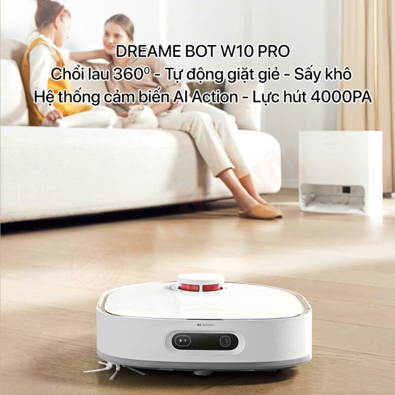 Robot Hút Bụi Lau Nhà Dreame Bot W10 Pro