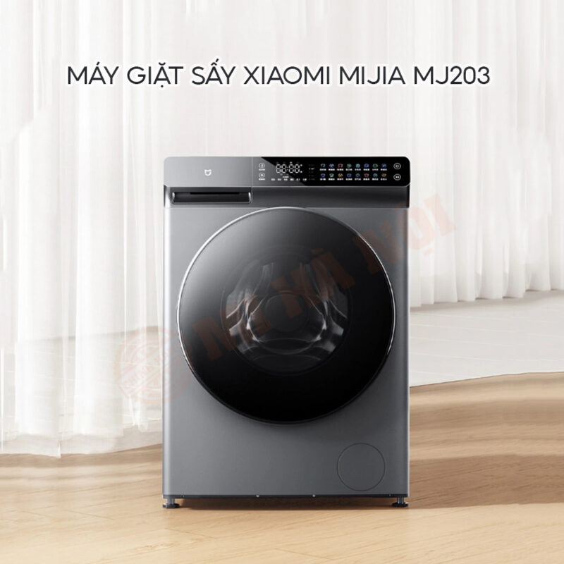 Máy giặt sấy Xiaomi Mijia MJ203 chính hãng (Giặt 10kg Sấy 7kg) - Cảm biến nước giặt thông minh, khử trùng ion bạc