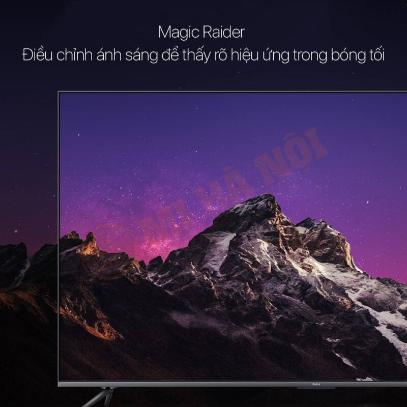 Tivi Redmi X86 có thể tự động nhận dạng thông minh nội dung trên màn hình