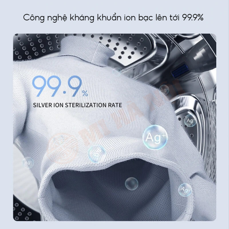 Khử trùng bằng ion bạc, tiêu diệt mạt bụi tỷ lệ tới 99,9%