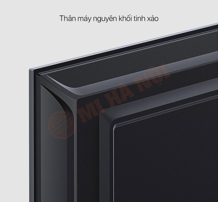 Smart Tivi Xiaomi EA Pro 75 inch được áp dụng thiết kế toàn màn hình với viền dưới chỉ dày 2mm