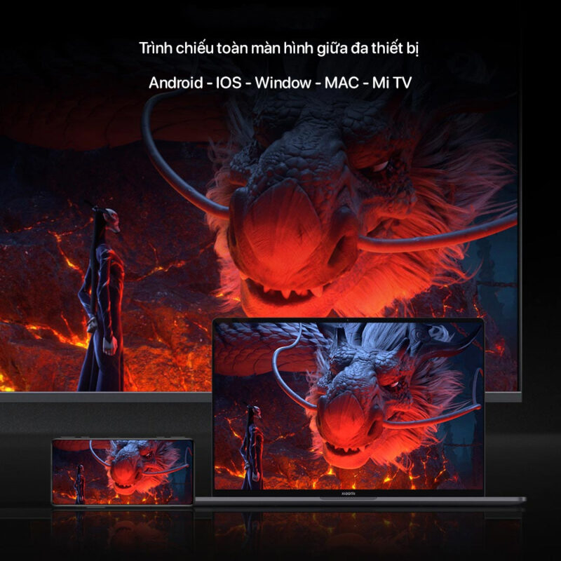 Tivi Xiaomi Redmi Max 100 inch cho phép trình chiếu toàn màn hình giữa đa thiết bị