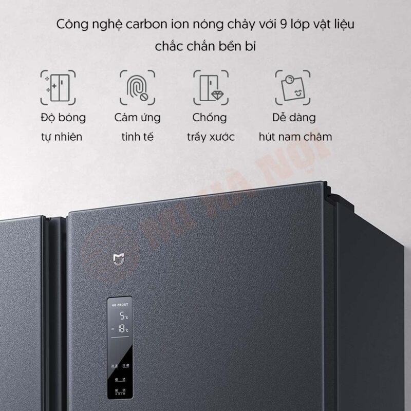 Tủ lạnh Mijia 536L có thiết kế 9 lớp hoàn hảo bền bỉ