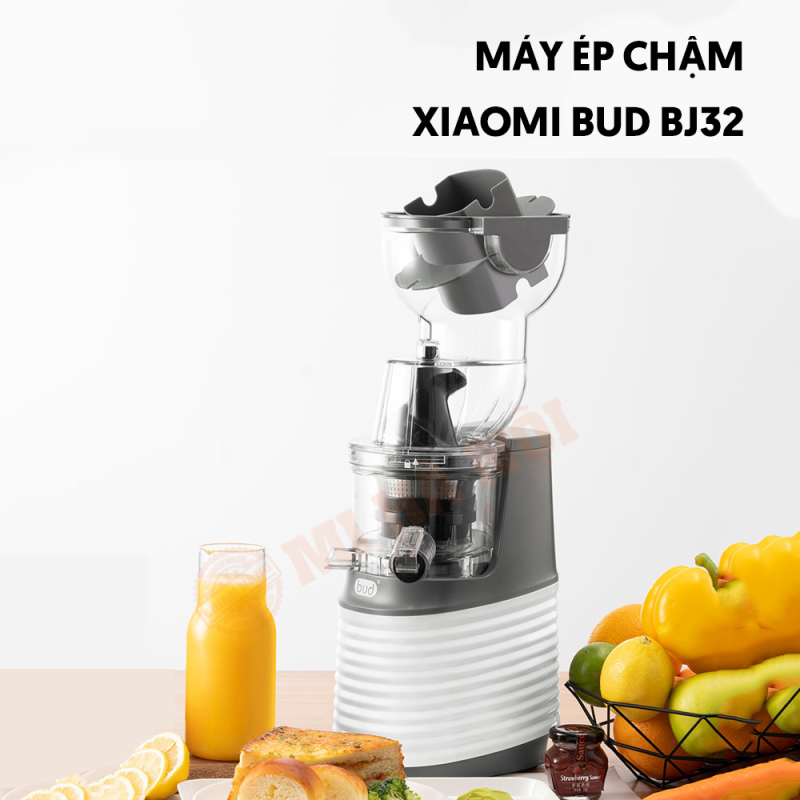 Máy ép BUD JE32 đời mới tạo ra lượng nước nhiều gấp 1,5 lần sao với các loại máy ép thông thường