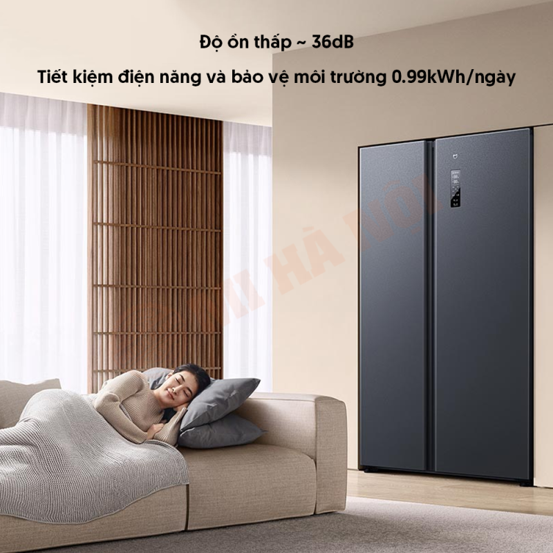Độ ồn của tủ lạnh Xiaomi Mijia 610L chỉ 36 dB
