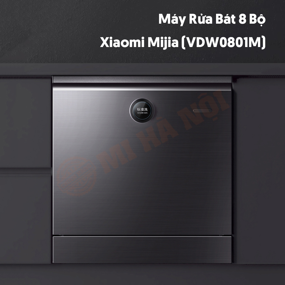 Máy rửa bát Xiaomi 8 bộ Mijia VDW0801M – Vòi phun 6D, khử trùng 99,99%, kết nối App