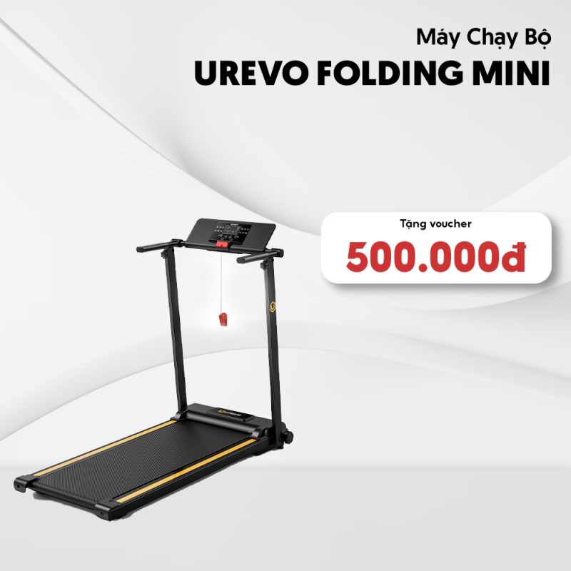 Tặng voucher 500k khi mua máy chạy bộ Xiaomi Urevo Folding Mini