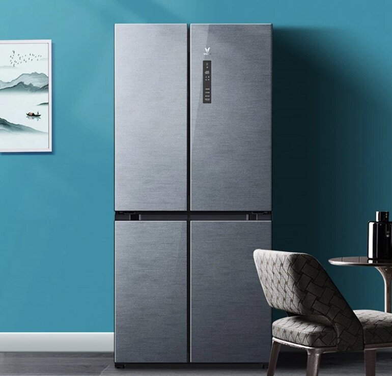 Vận hành của tủ lạnh bốn cánh rất êm ái, không tạo ra tiếng ồn lớn và tiết kiệm năng lượng tiêu thụ