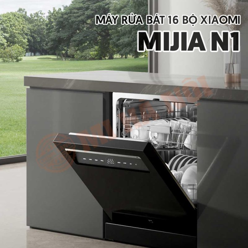 Máy rửa bát 16 bộ Xiaomi Mijia N1 - máy rửa nồi chảo sạch sẽ