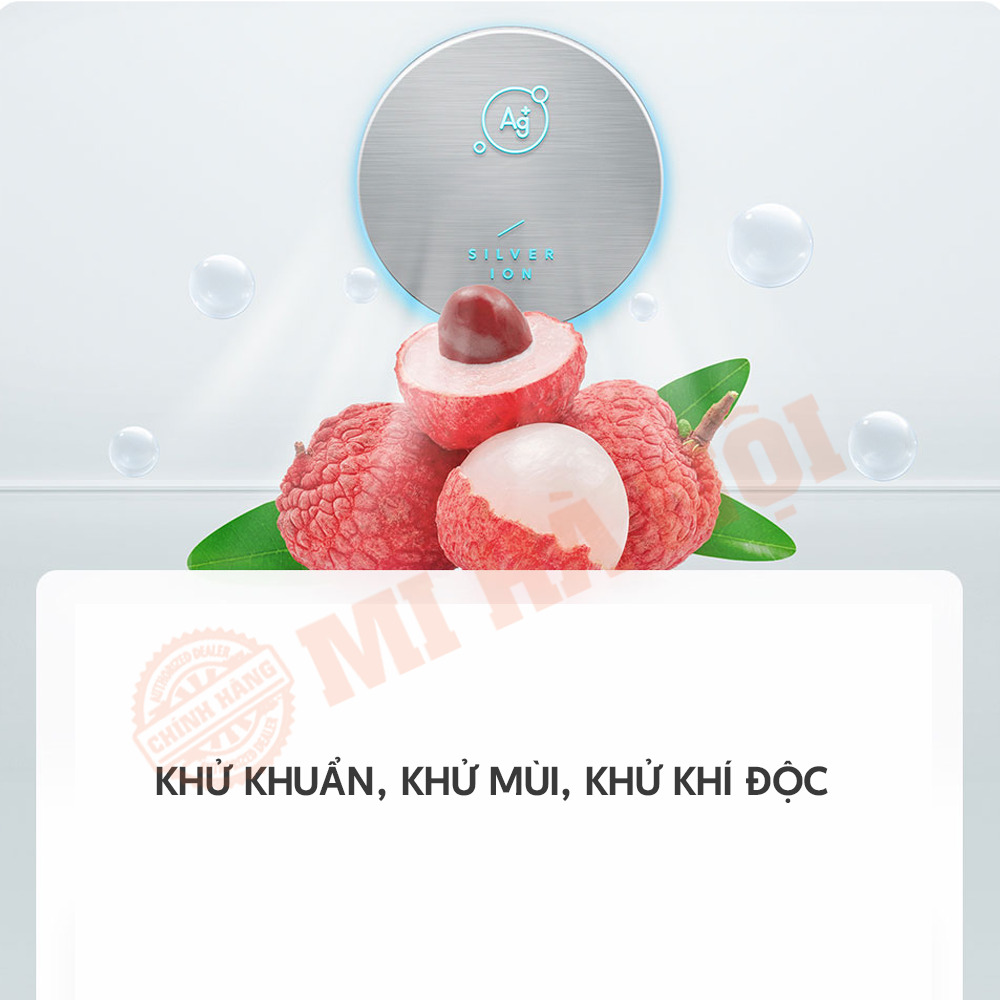 Tủ lạnh Xiaomi Mijia 521L áp dụng công nghệ khử khuẩn khử mùi Ag+