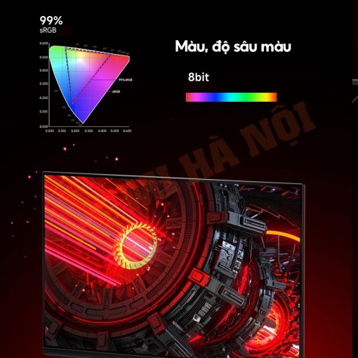 Màn hình Xiaomi Redmi G27 được hiệu chỉnh màu sắc chuyên nghiệp với Delta E