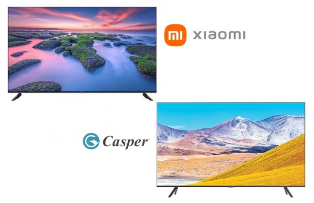 So sánh tivi Casper và Xiaomi về thiết kế