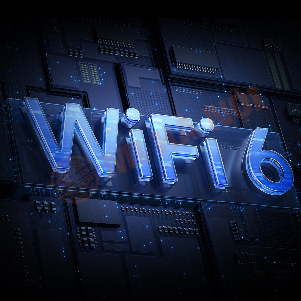 Hỗ trợ chuẩn truyền dẫn không dây Wi-Fi 6 với tốc độ cao và độ trễ thấp hơn