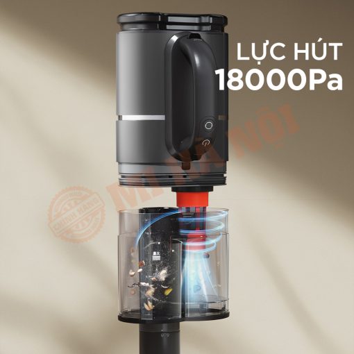 Lực hút cực mạnh lên đến 18000Pa