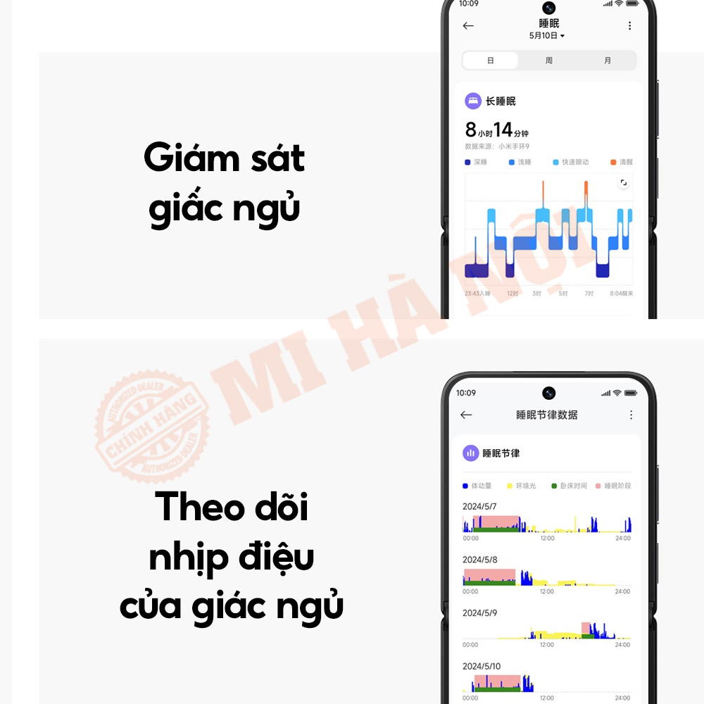 Theo dõi và quản lý sức khỏe giấc ngủ