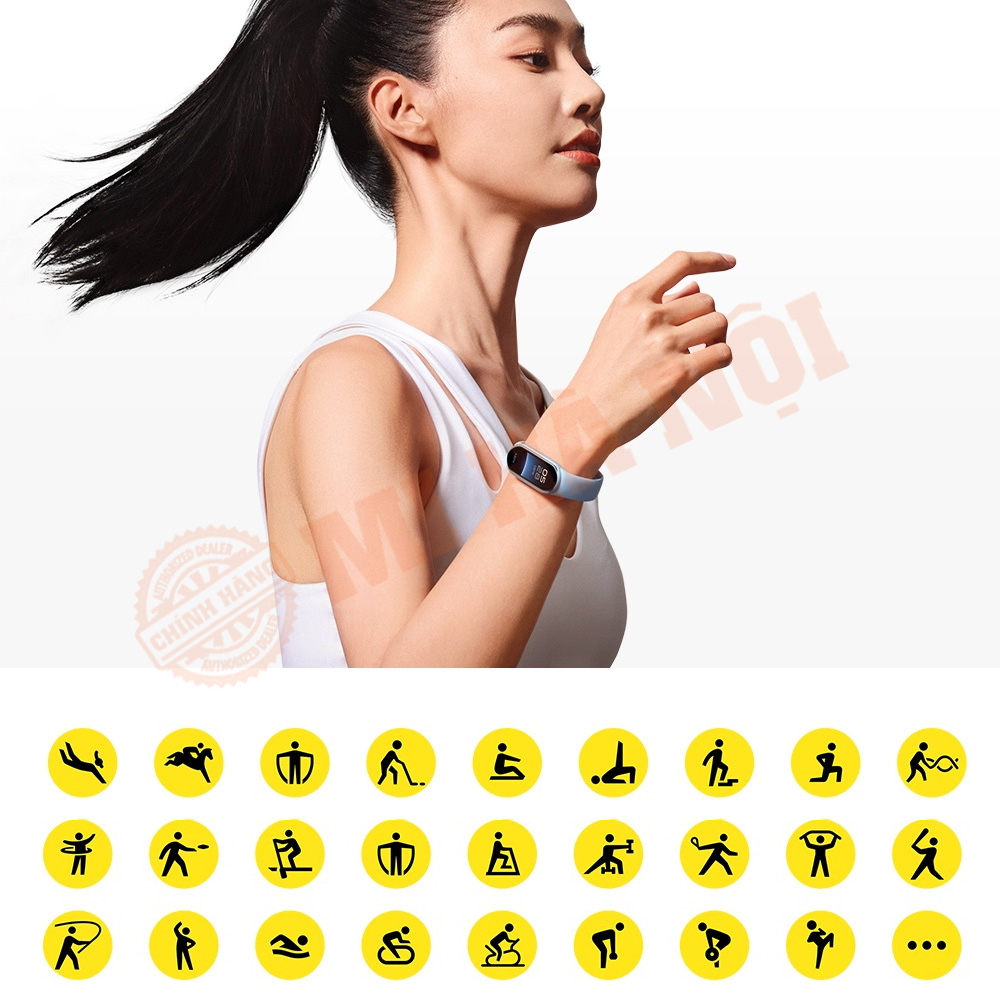 Đồng hồ thông minh Xiaomi Mi Band 9 với hơn 150 chế độ thể thao