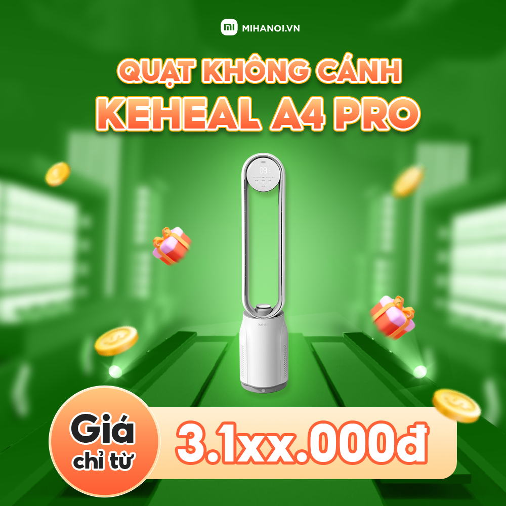 Quạt không cánh kiêm lọc khí Keheal A4 Pro