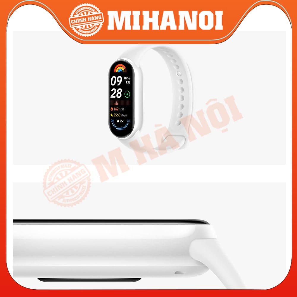 Đồng hồ thông minh Xiaomi Band 9 gốm trắng tinh tế