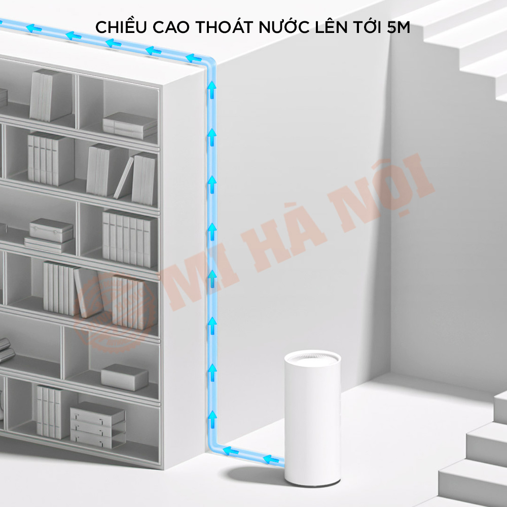 Chiều cao thoát nước lên tới 5M