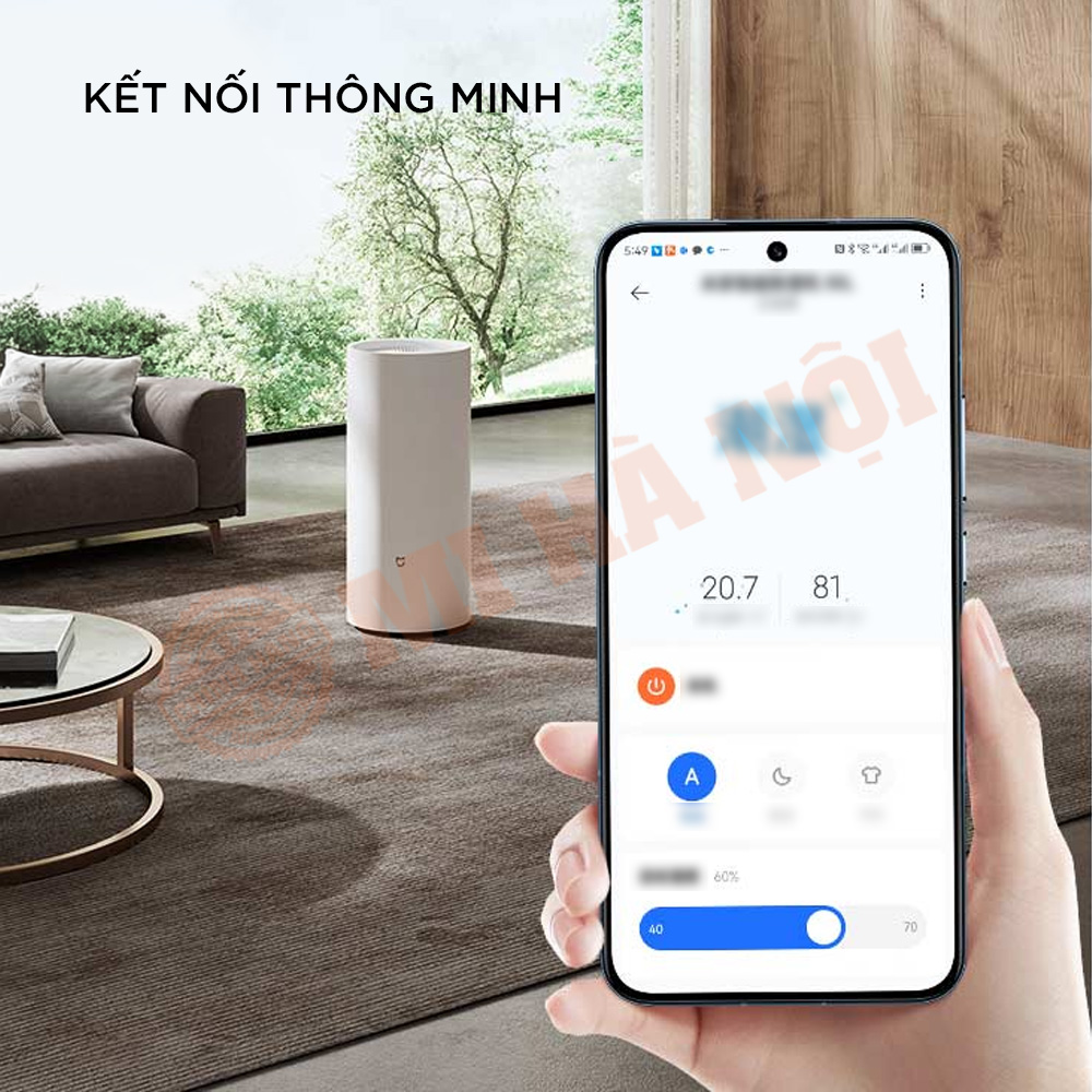 Máy hút ẩm thông minh Mijia 50L kết nối thông minh qua app