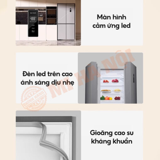 Cửa tủ được đánh bóng tinh xảo với 8 lớp