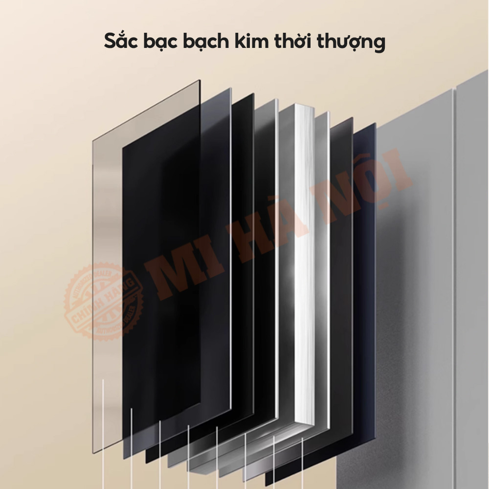 Mijia 501L được thiết kế với bảng bạc bạch kim