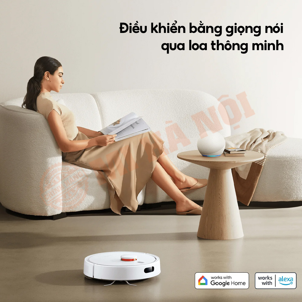 Điều khiển robot hút bụi qua loa thông minh bằng giọng nói