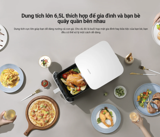 Dung tích lớn lên đến 6.5L