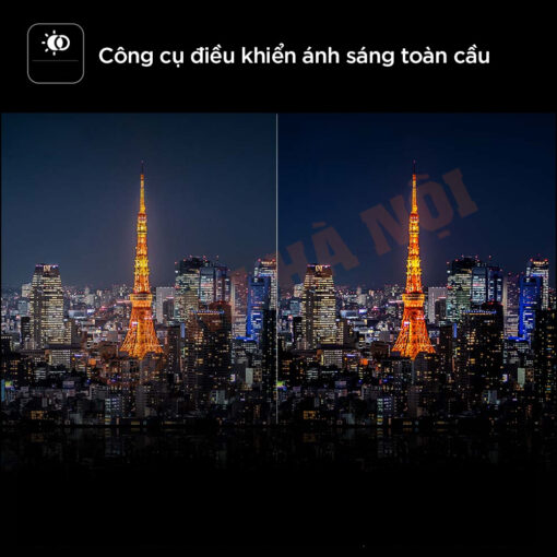 Tivi 86 inch Mini LED sử dụng công cụ điều khiển ánh sáng toàn cầu