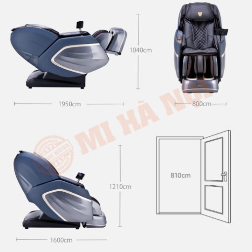 Kích thước ghế massage Xiaomi Joypal 4D Monarch Monster