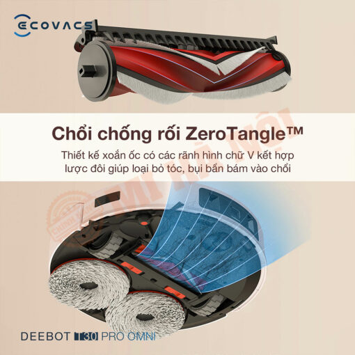 Tích hợp hệ thống chổi chống rối xoắn ốc ZeroTangle™