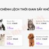 Thời gian sấy khô của lồng sấy PETKIT AirSalon Max Pro