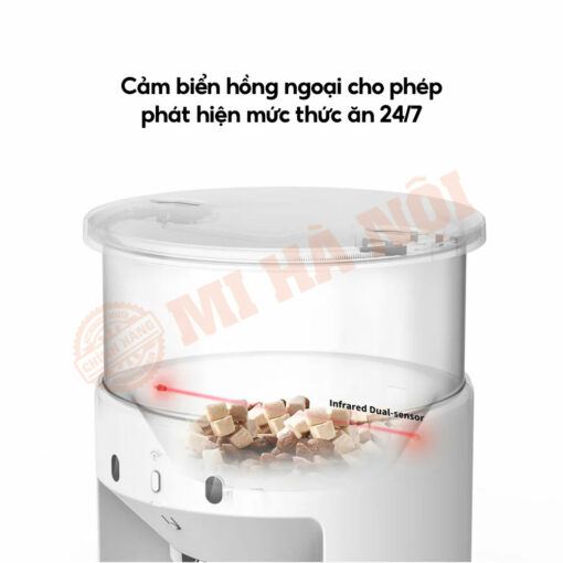 Cảm biến hồng ngoại cho phép phát hiện thức ăn 24/7