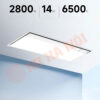 Công suất 2800W và thiết kế chiều sáng không khung