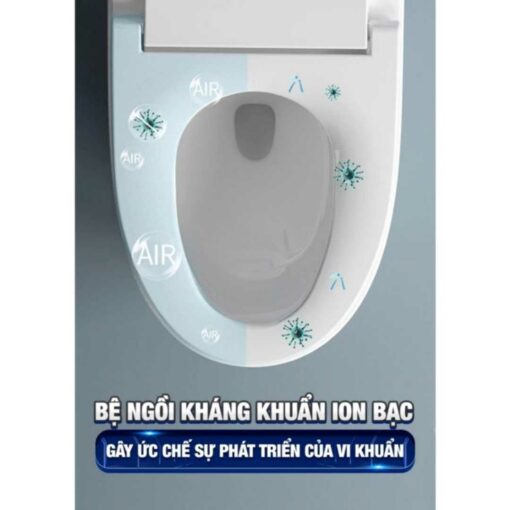 Bệ ngồi kháng khuẩn ion bạc