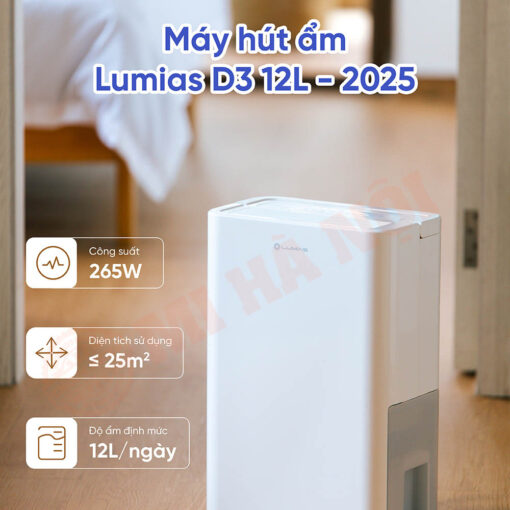 Máy hút ẩm thông minh Lumias NWT D3 12L