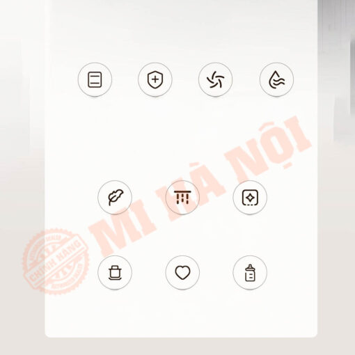 Trang bị 12 + 4 chương trình rửa đa dạng 