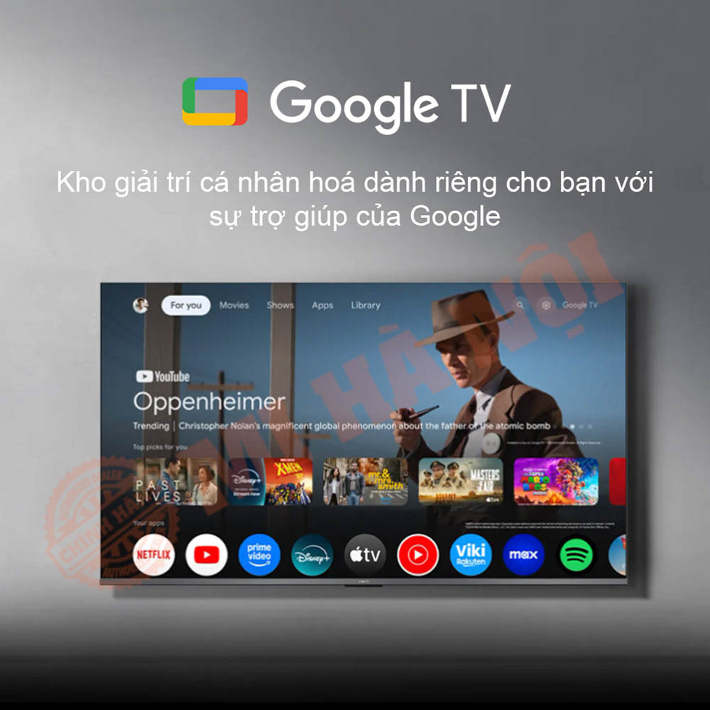 Thế giới giải trí được cá nhân hóa với Google TV™