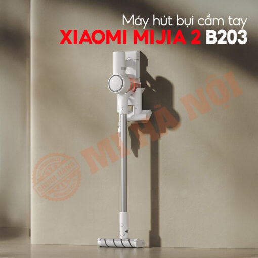Máy hút bụi cầm tay Xiaomi Mijia Gen 2 B203 – Lực hút 24.000Pa, pin 2500mAh
