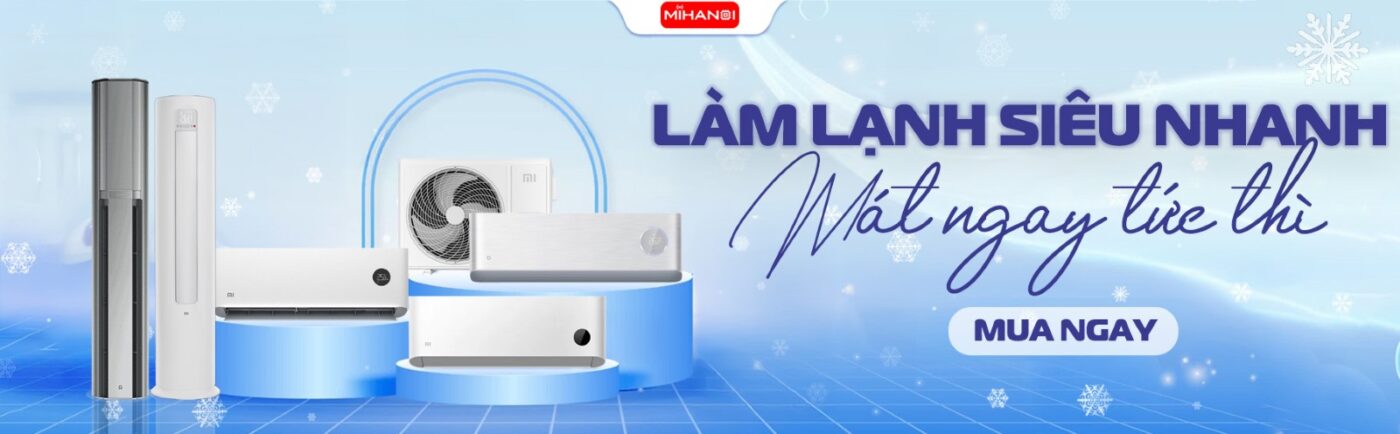 banner điều hòa Xiaomi