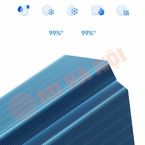 5 bước tự làm sạch dàn lạnh với nhiệt độ 56°C, đảm bảo hiệu quả thanh lọc