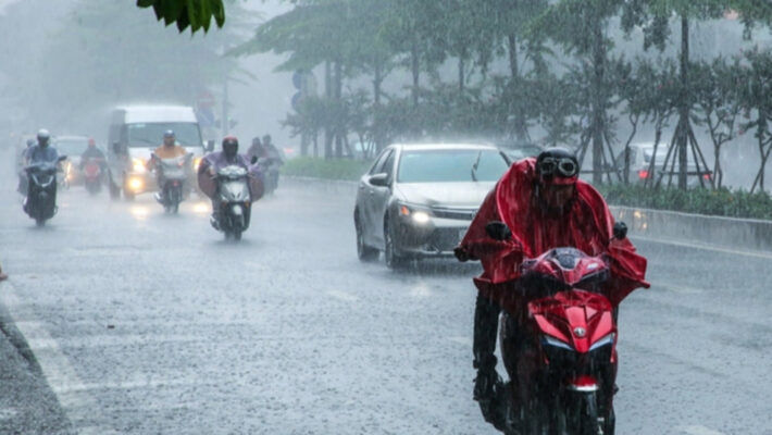 Miền Bắc mưa dông kéo dài