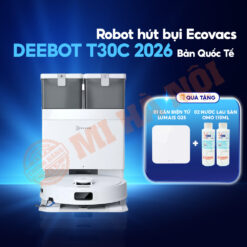 Robot hút bụi lau nhà Ecovacs Deebot T30C 2026 Bản Quốc Tế - Lực hút 20.000Pa