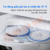 Tự động giặt giẻ ở nhiệt độ 75 độ C
