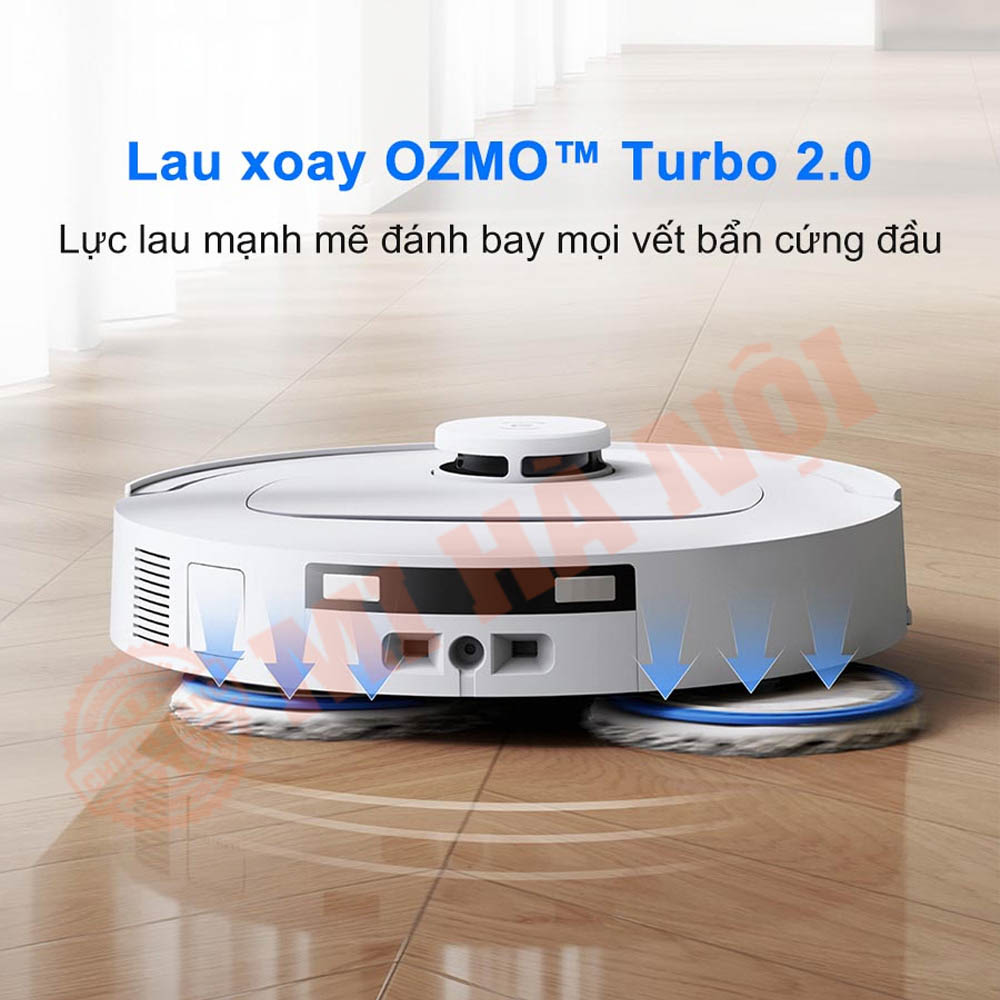Công nghệ lau xoay OZMO™ Turbo 2.0 làm sạch sâu không để lại vết bẩn