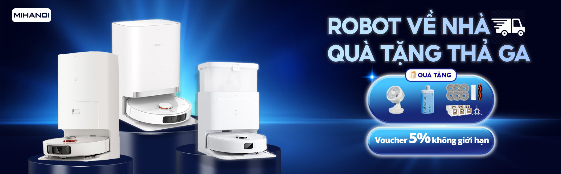 Khuyến mãi robot hút bụi Xiaomi
