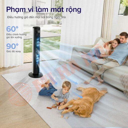 Khả năng xoay 90° ngang và 60° dọc
